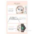 SMAEL Relojes de pulsera de doble pantalla Reloj de cuarzo para mujer